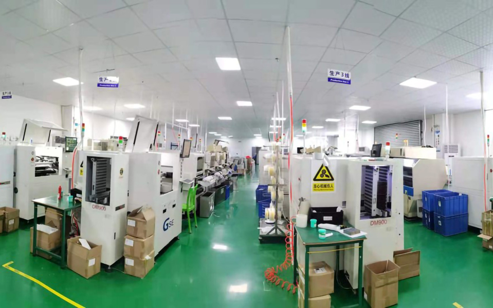 Shenzhen Lanshuo Communication Equipment Co., Ltd fabriek productielijn
